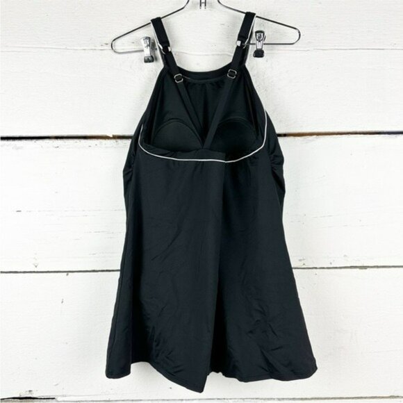 Lands end high neck swim dress swimsuit 24w - Picture 8 of 8